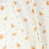 Chick Print Single Jersey - Cream / Light Brown, 100% Organic Cotton