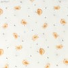 Chick Print Single Jersey - Cream / Light Brown, 100% Organic Cotton