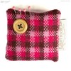 Pincushion - Pink check front