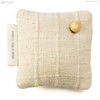 Pincushion 100 % Cotton - Natural Ivory Back